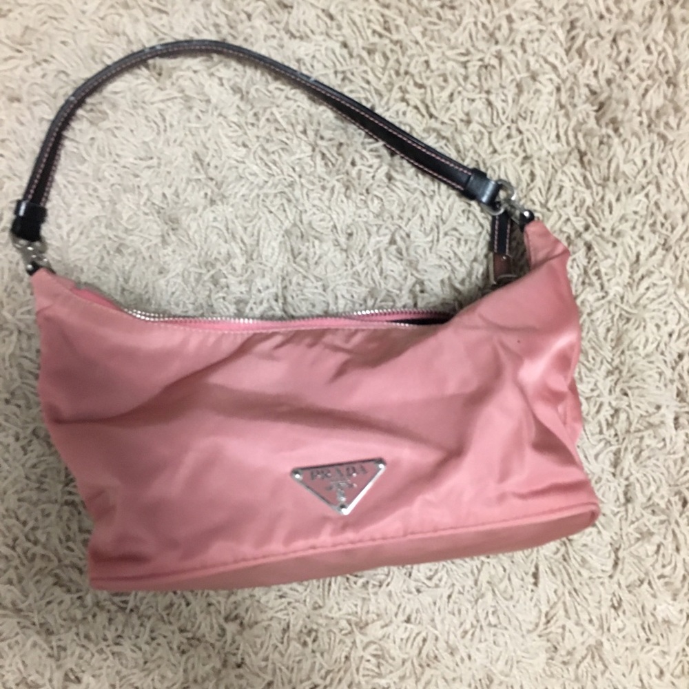 Pink Prada Hobo Bag